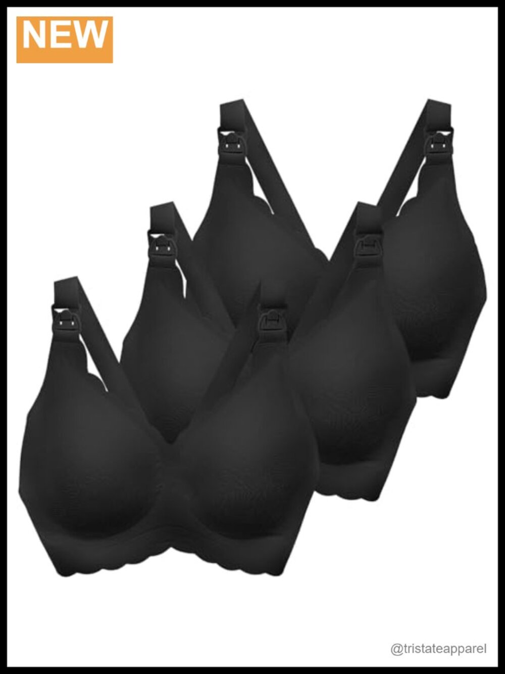 Seamless Nursing Bra Maternity Breastfeeding Full Coverage Wire Free